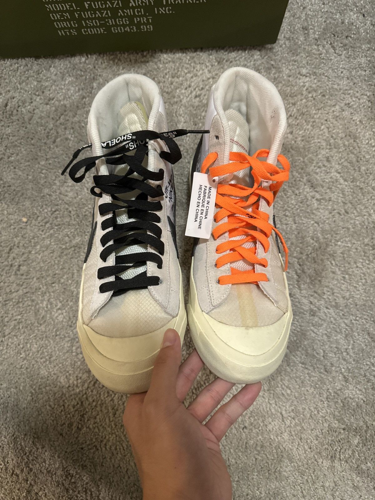 Nike × Off-White Nike Off White Blazer Mid The Ten Size US 9 / EU 42 - 3 Thumbnail