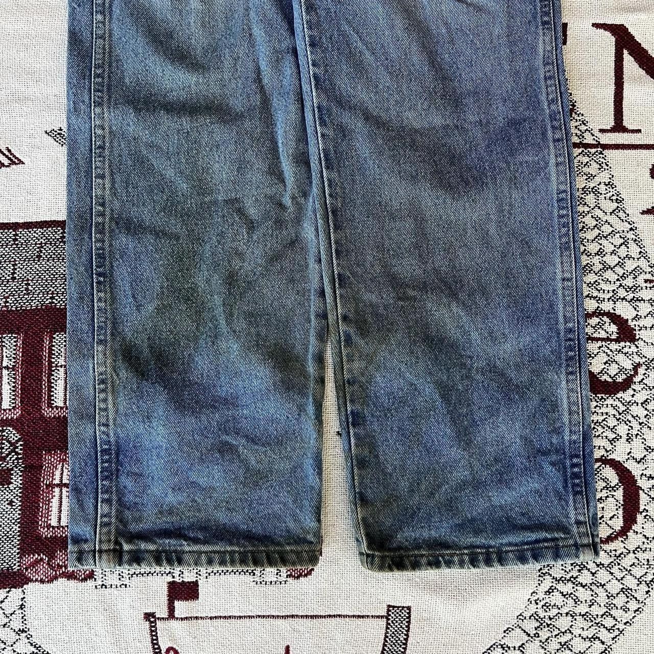 Vintage Vintage Y2K/2000s Baggy Light Wash Skater Style Essential Denim Jeans! Size US 36 / EU 52 - 6 Thumbnail
