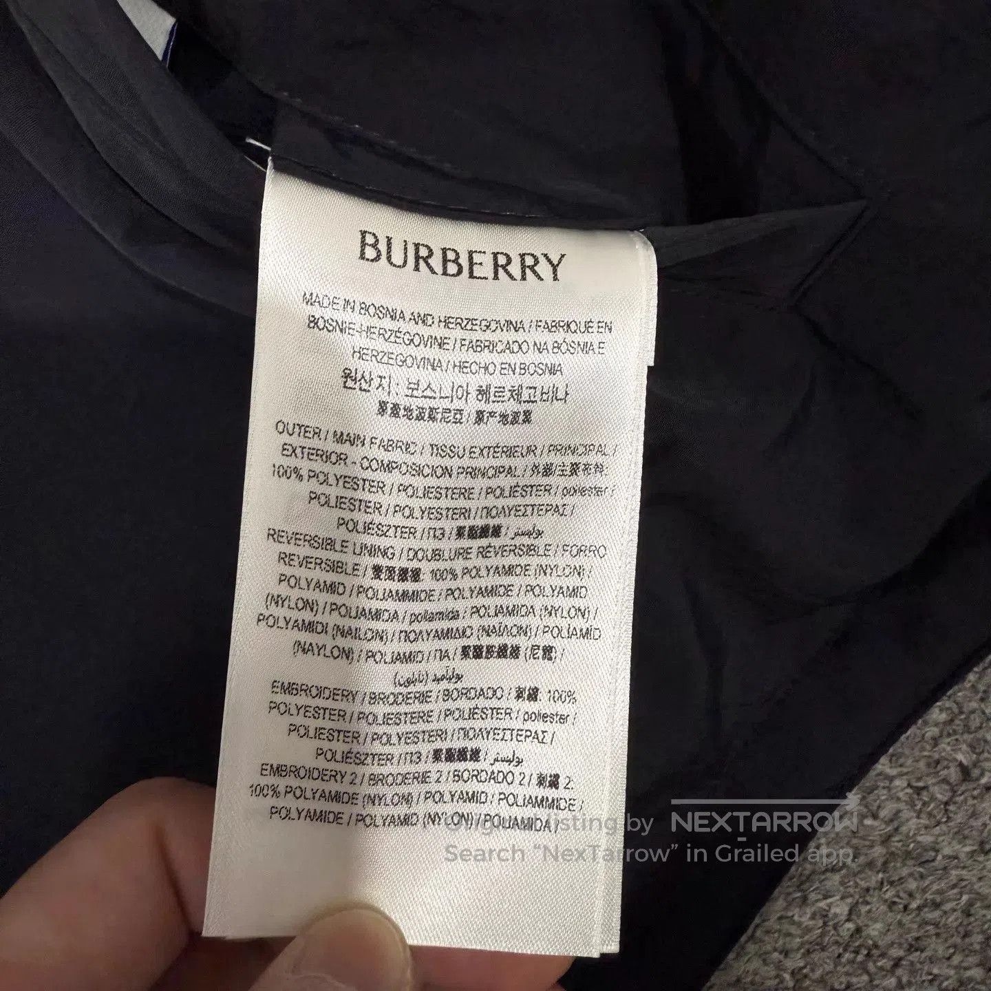 Burberry Hooded Check Pattern Light Jacket. Size US M / EU 48-50 / 2 - 4 Thumbnail