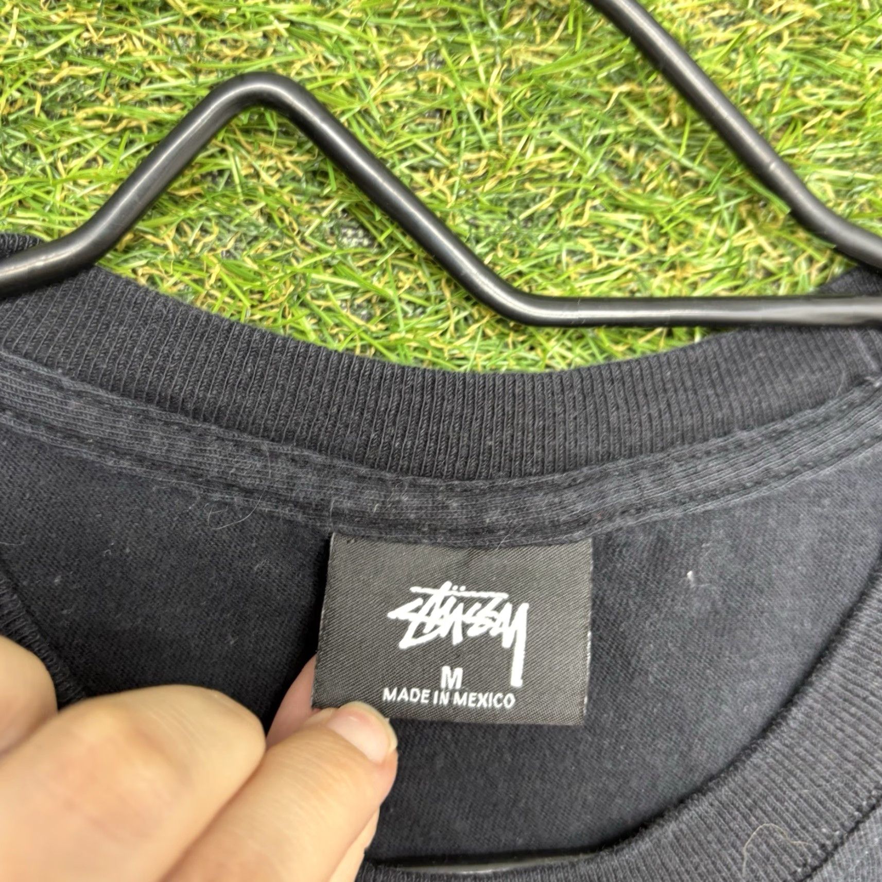 Vintage VINTAGE Stussy Shirt Mens Medium Long Sleeve Graphic Black 2000s Nature Outdoors Streetwear Mens Size US M / EU 48-50 / 2 - 7 Thumbnail