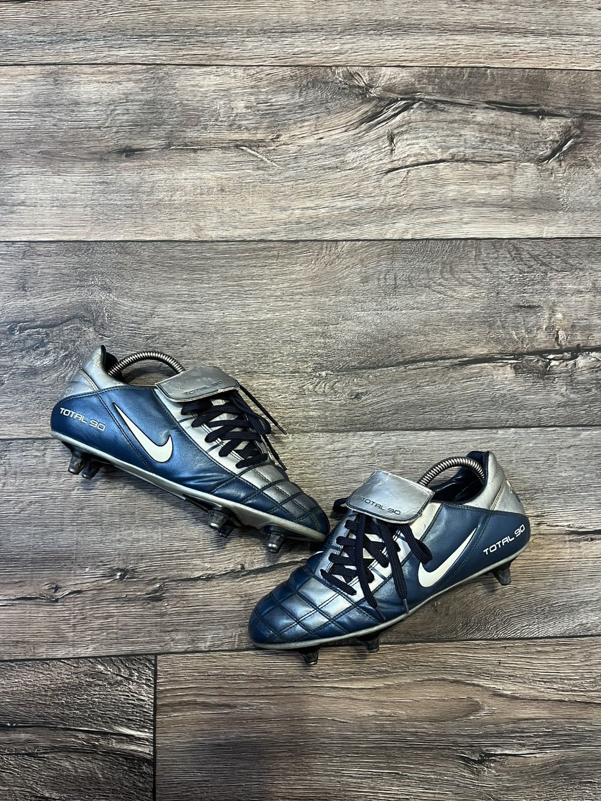 Nike × Vintage Vintage Nike Total90 Leather Football Soccer Boots US8,5 Size US 8.5 / EU 41-42 - 2 Thumbnail