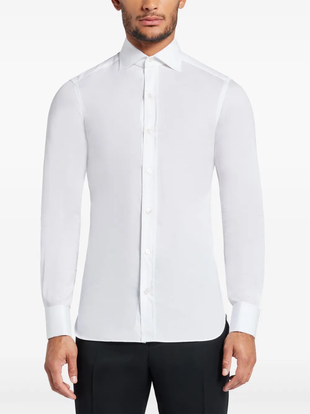 Tom Ford o1y0425 Solid Color Shirt in White Size US S / EU 44-46 / 1 - 3 Thumbnail