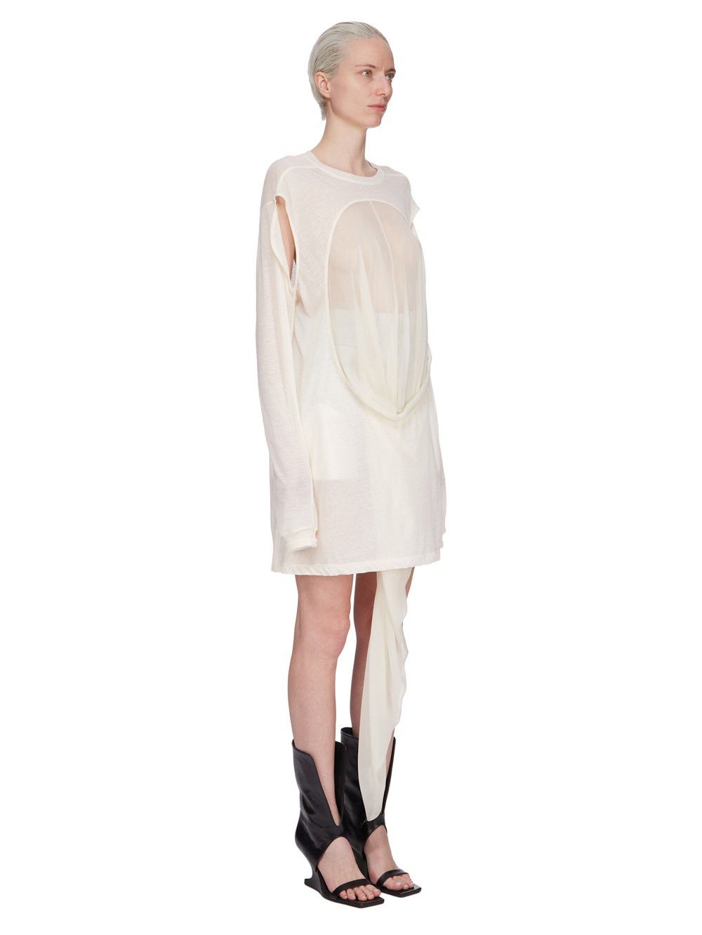 Rick Owens BNWT SS25 RICK OWENS "HOLLYWOOD" DRAIN T TSHIRT 40 Size S / US 4 / IT 40 - 10 Thumbnail