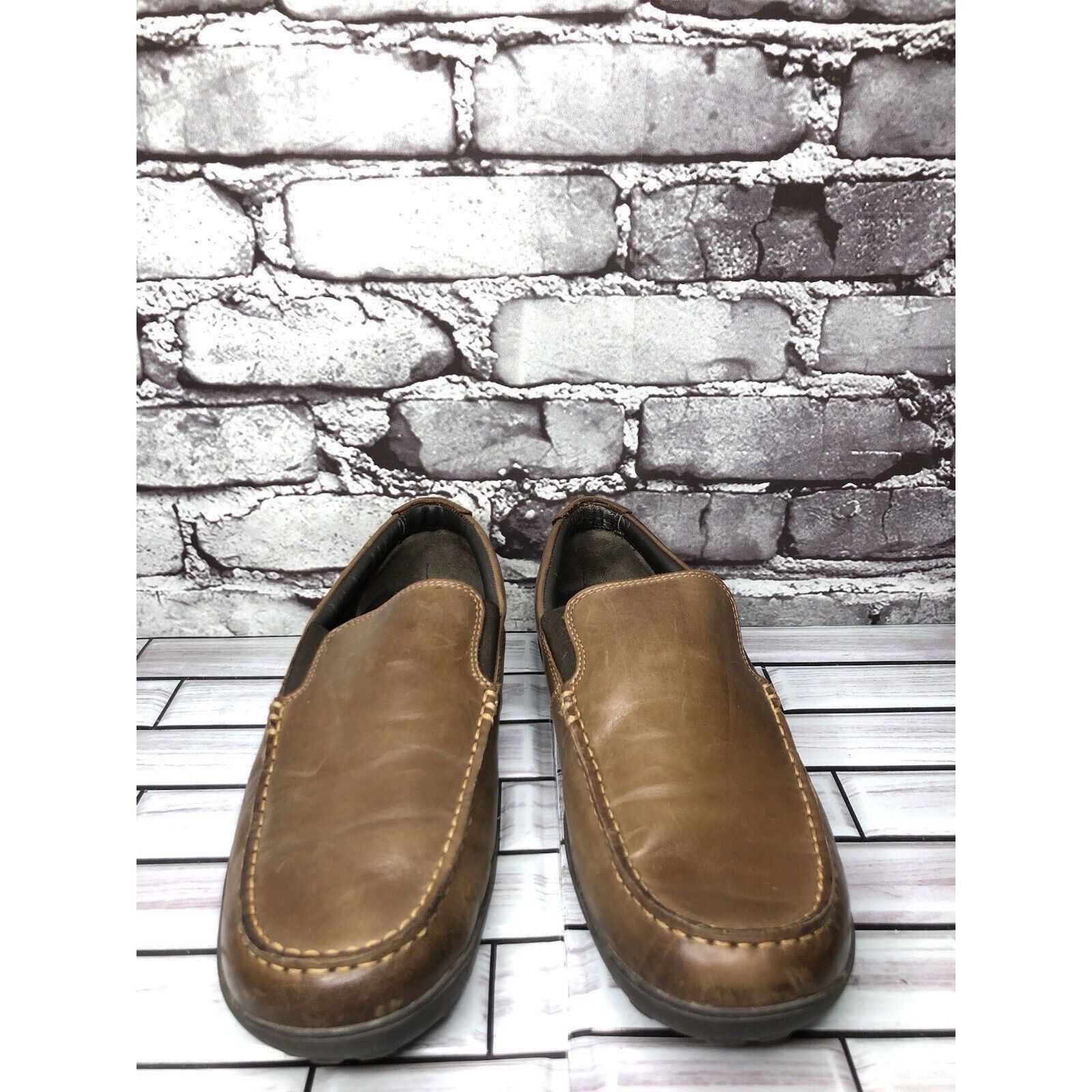 Cole Haan Cole Haan Brown Leather Slip On Casual Loafers Driving Shoes Size US 9 / EU 42 - 9 Thumbnail