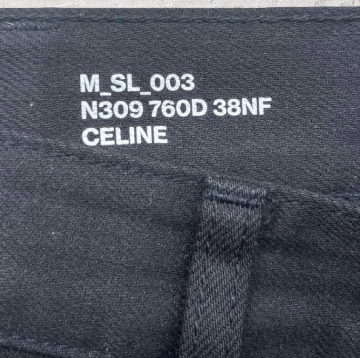 Celine CELINE 2020SS Black Cotton Denim Pants 27 Size US 27 - 5 Thumbnail