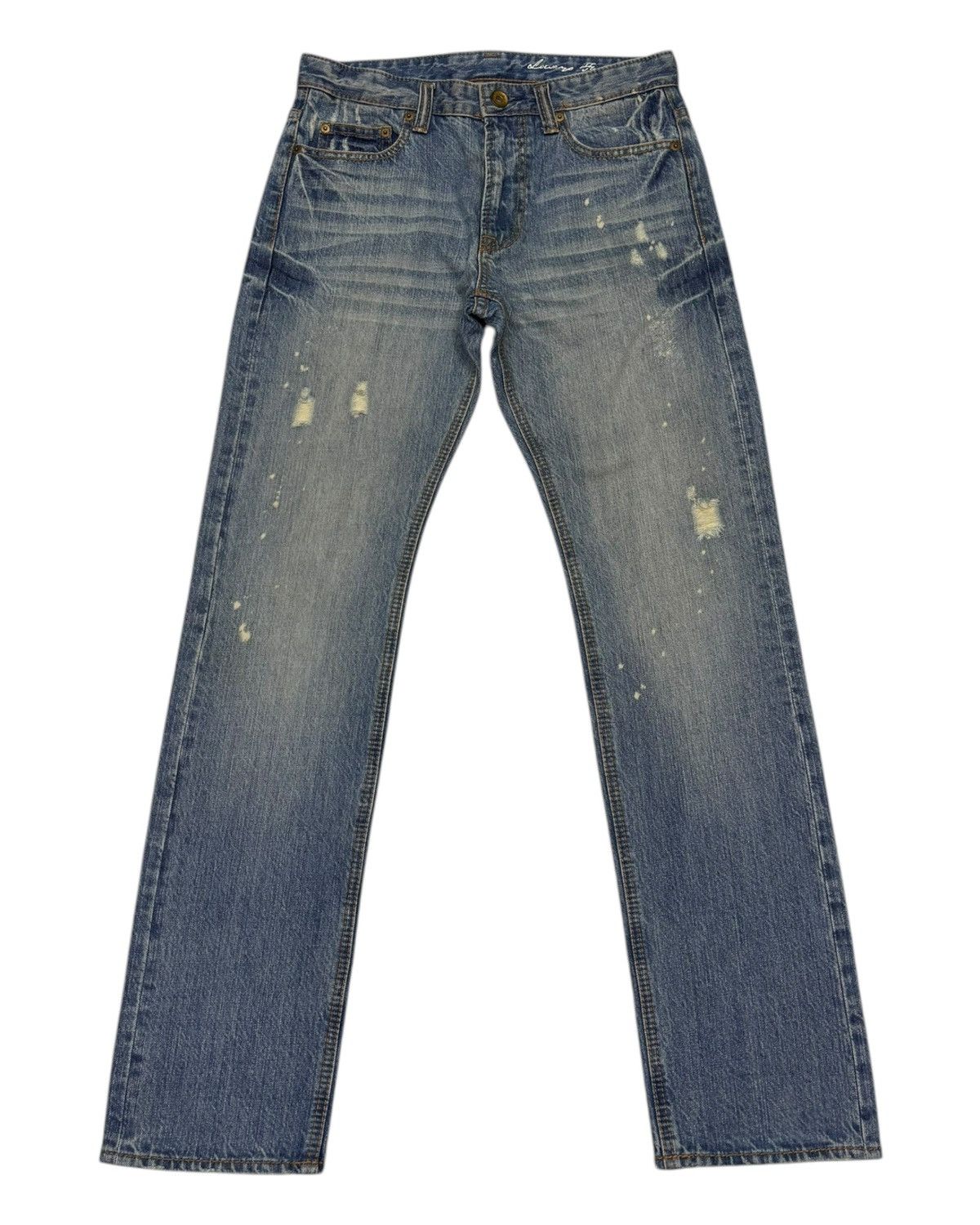 If Six Was Nine × LOWRYS FARM 🔥LOWRYS FARM CLAWMARK DISTRESSED DENIM JEANS Size US 30 / EU 46 - 3 Thumbnail