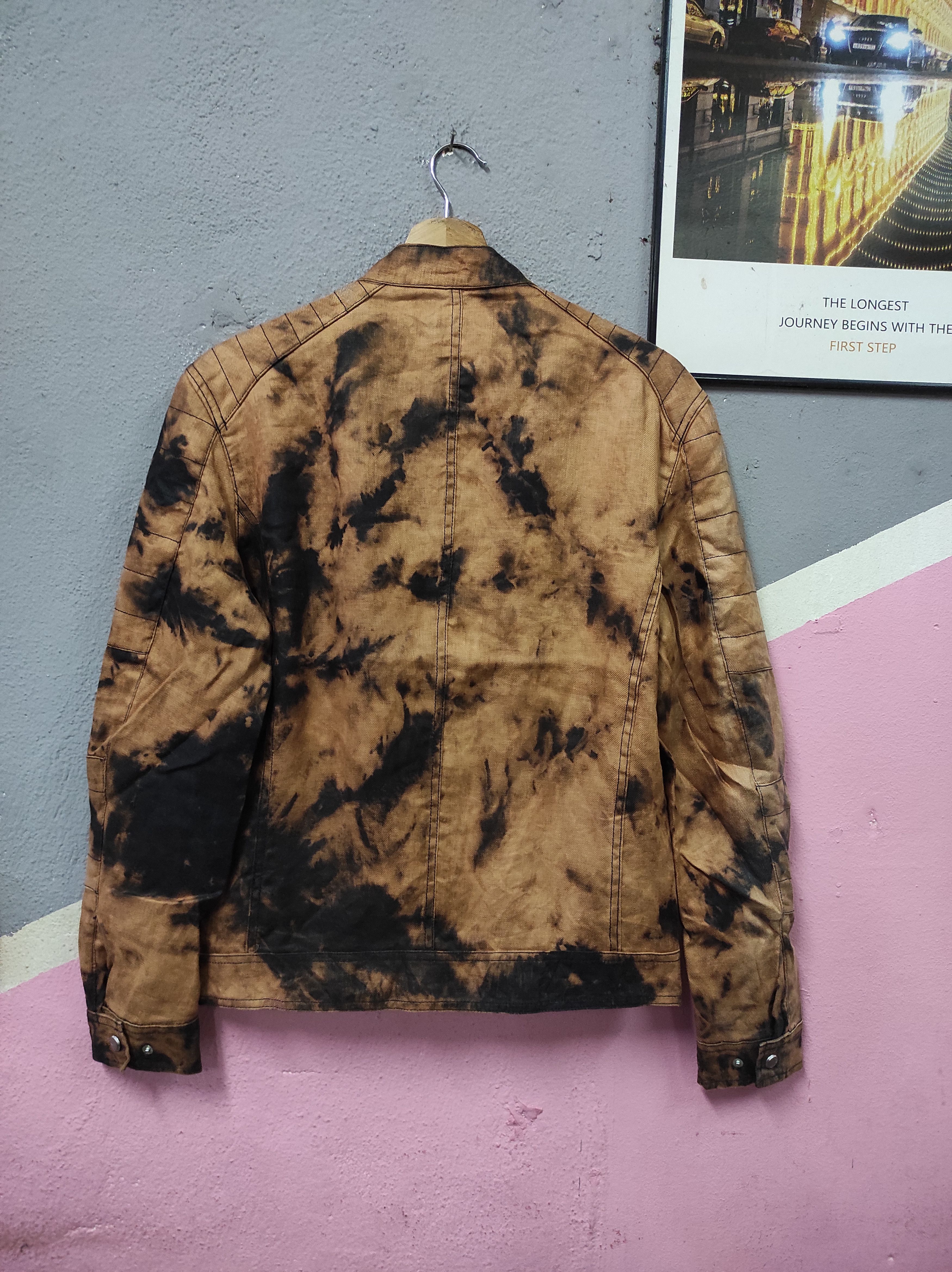 Zara ZARA MAN BIKE JACKET TIE DYE Size US S / EU 44-46 / 1 - 5 Thumbnail