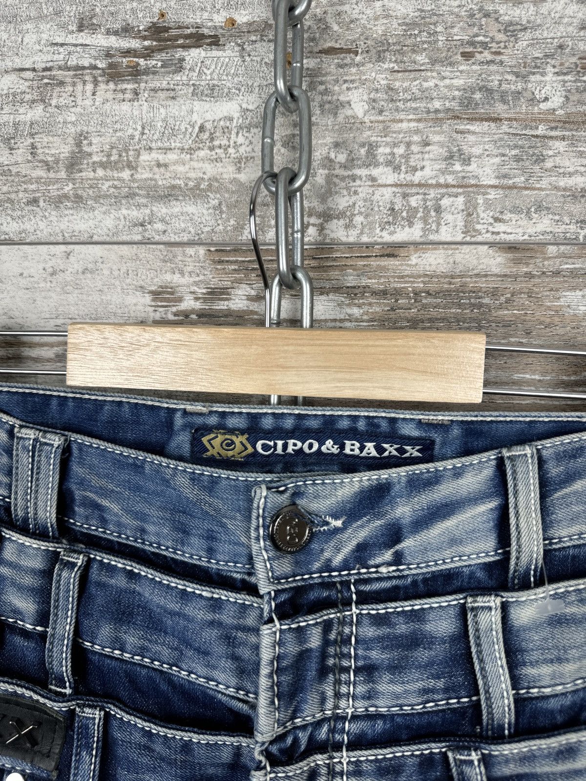 Hysteric Glamour GRAZY Japanese Brand CIPO&BAXX Vintage Y2K Jeans Denim Pants Size US 32 / EU 48 - 5 Thumbnail