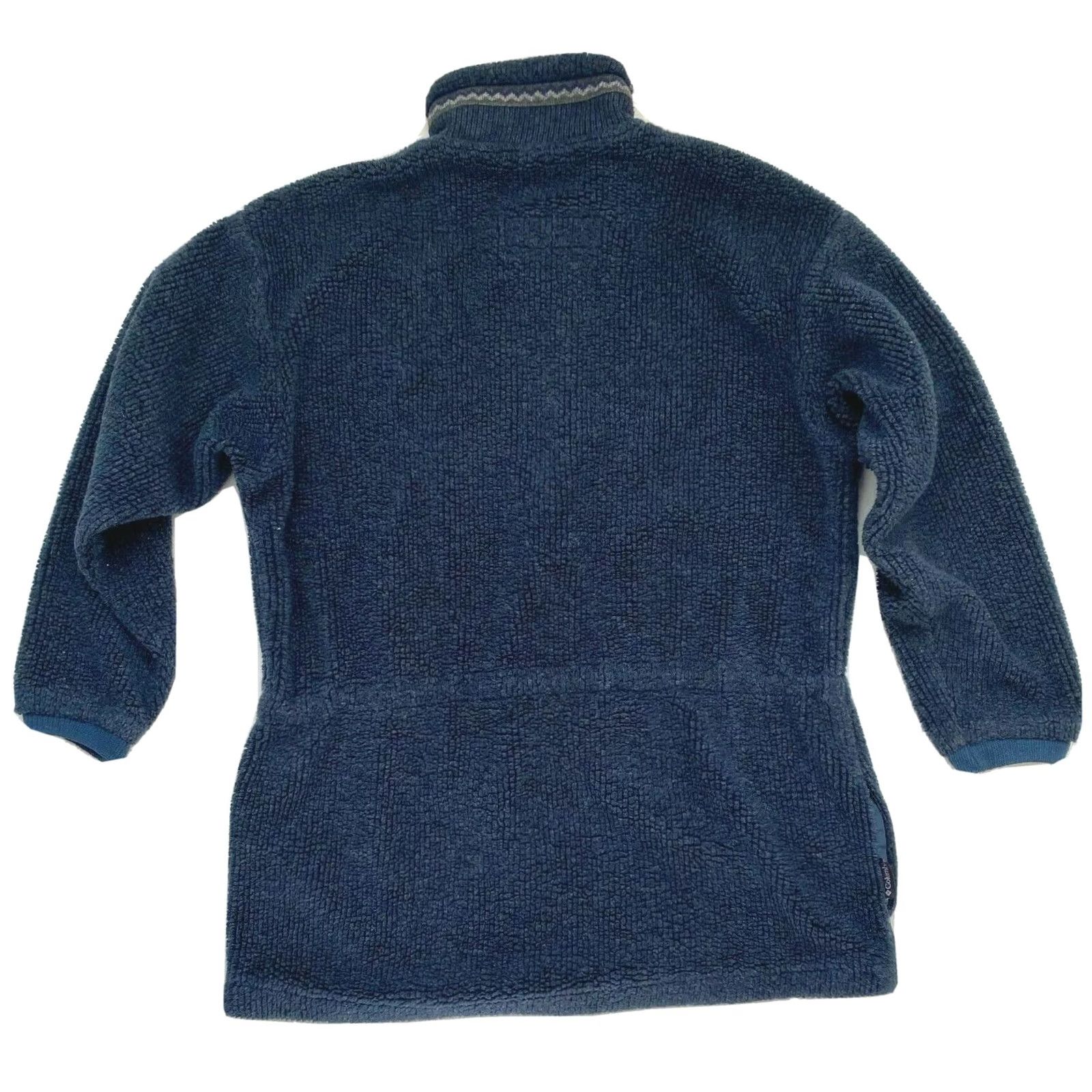 Vintage VINTAGE Columbia Jacket womens 90s Full Zip Fleece Made in USA Blue Size M Womens 90s USA Theme/Pattern: Solid, Hiking, Casual Size M / US 6-8 / IT 42-44 - 3 Thumbnail