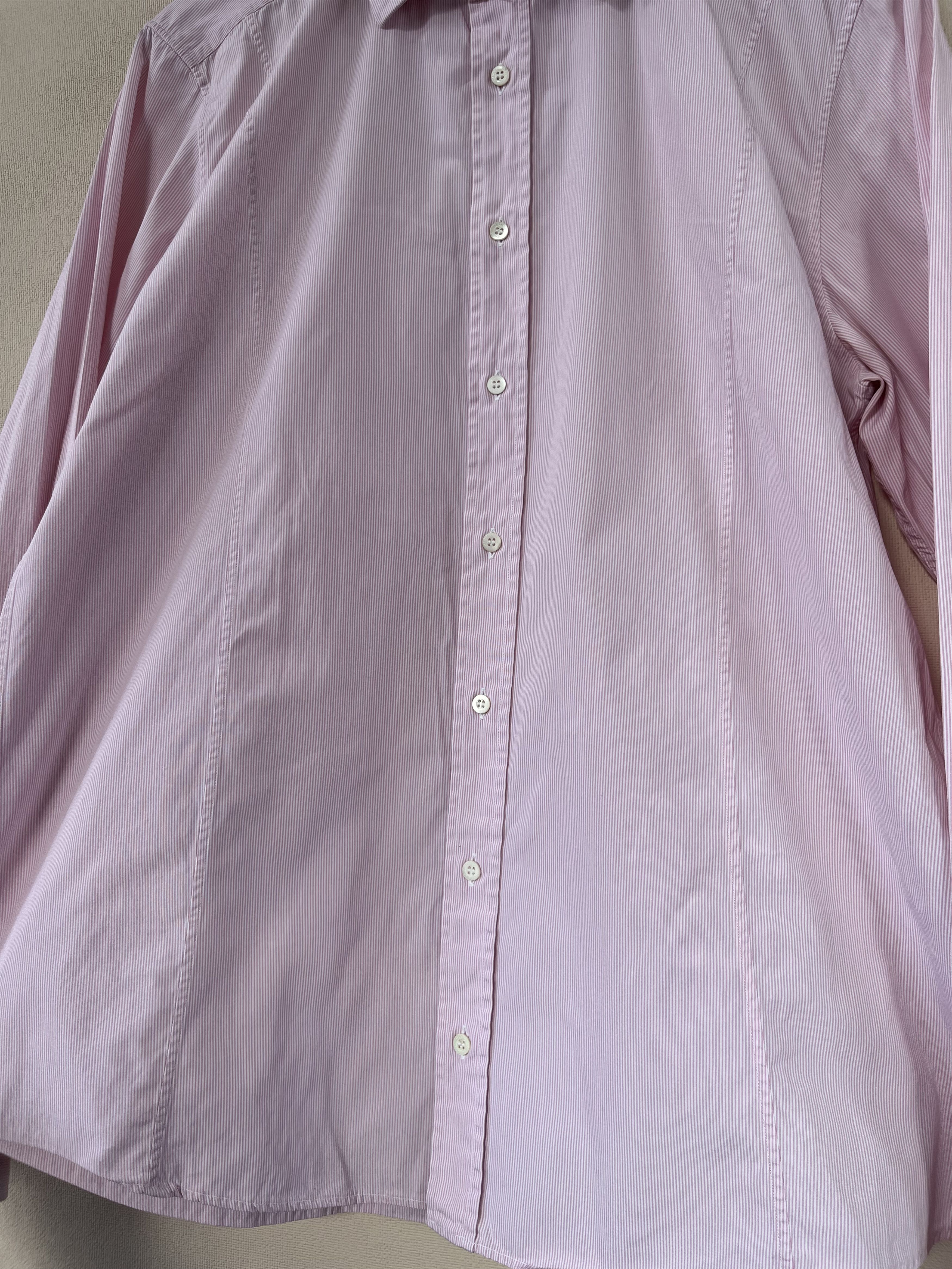 Gucci Gucci Men’s Fitted Striped Button Up Long Sleeve Shirt Size US XL / EU 56 / 4 - 5 Thumbnail