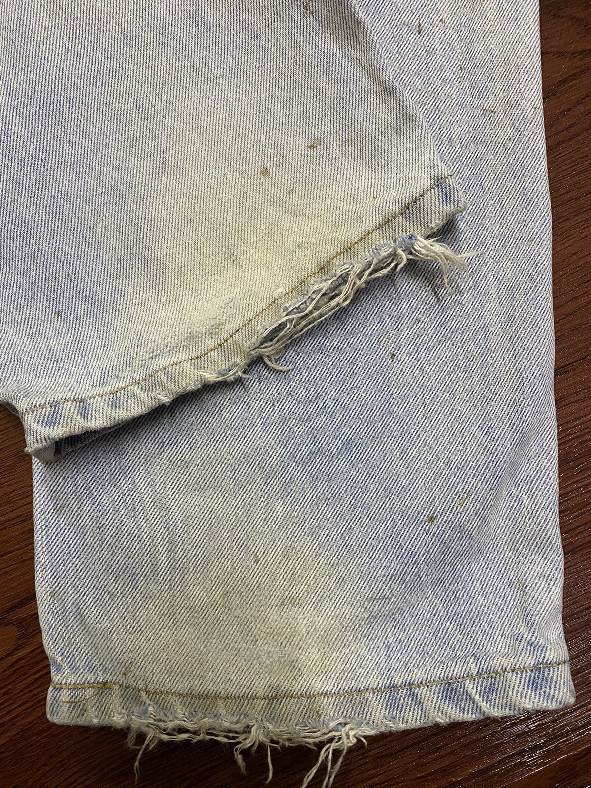 Edwin Vintage Edwin Only Genuine Faded Wash Distressed Loose Jeans Size US 32 / EU 48 - 12 Thumbnail