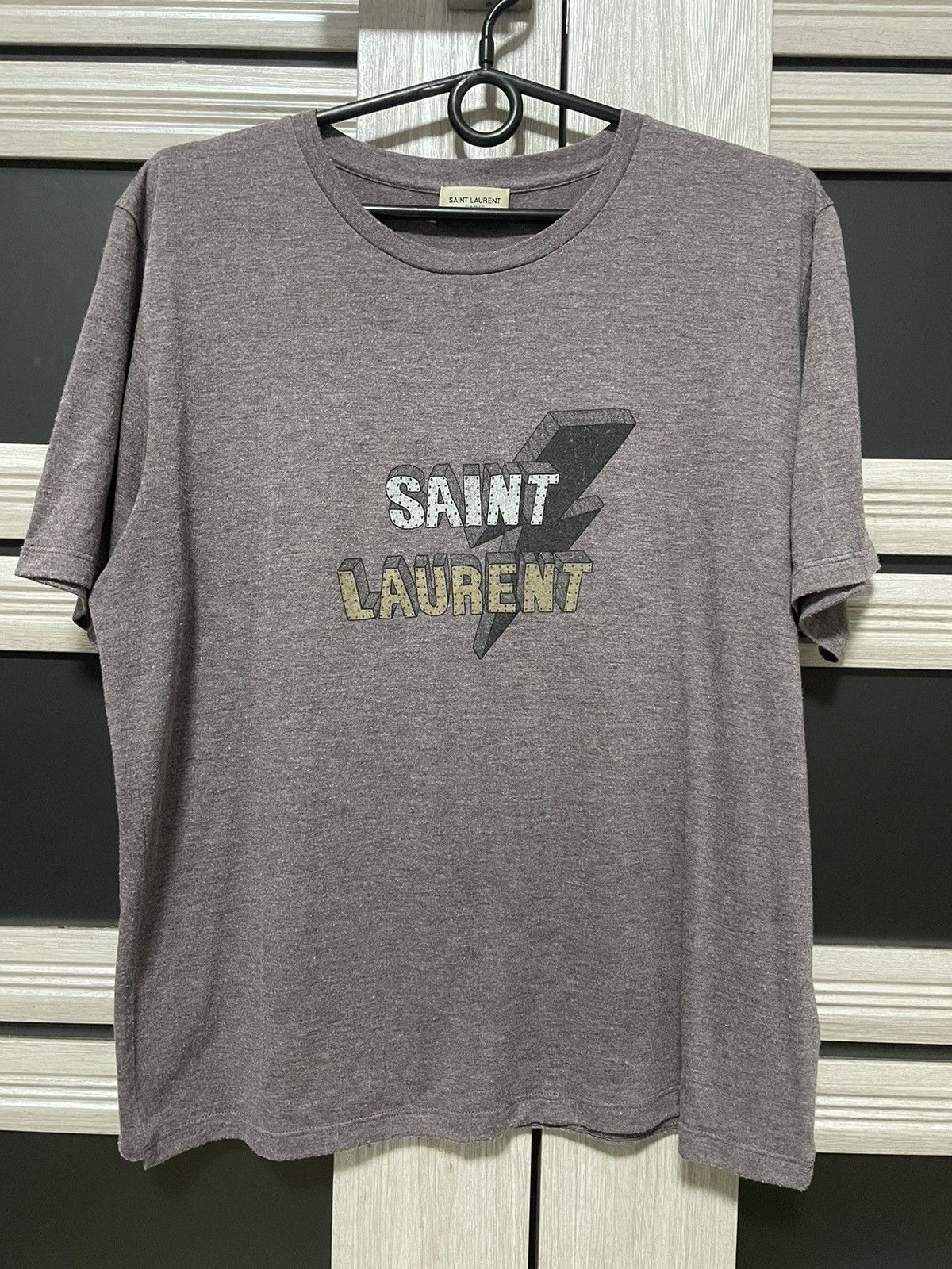 Saint laurent lightning bolt sweatshirt clearance