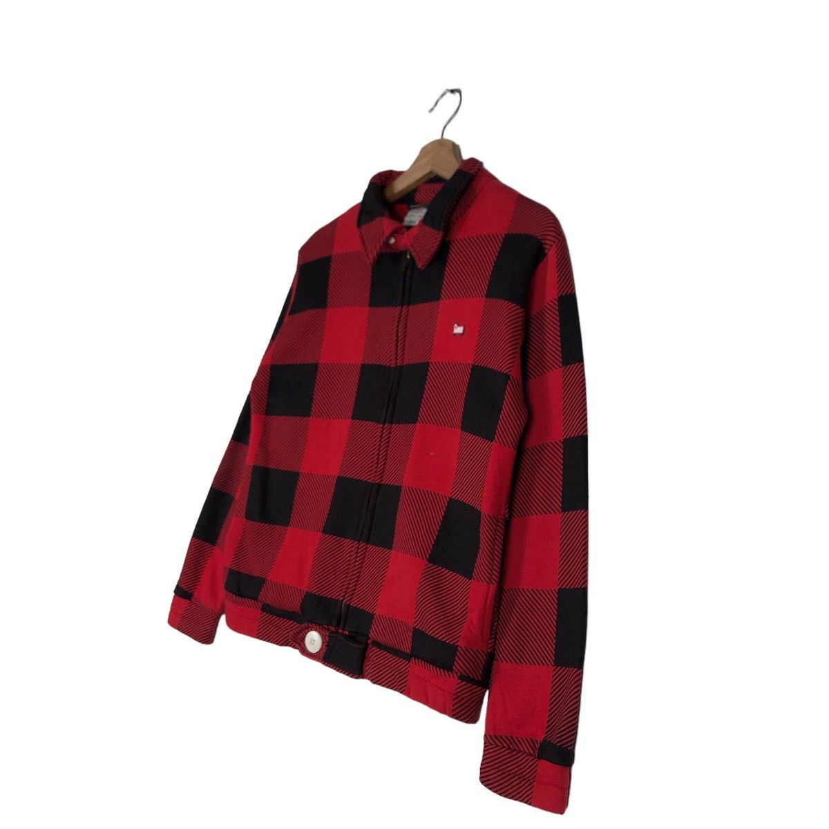 Japanese Brand 🔥Vintage Bomber Jacket Woolrich Tartan Design Punk Design Size US M / EU 48-50 / 2 - 2 Thumbnail
