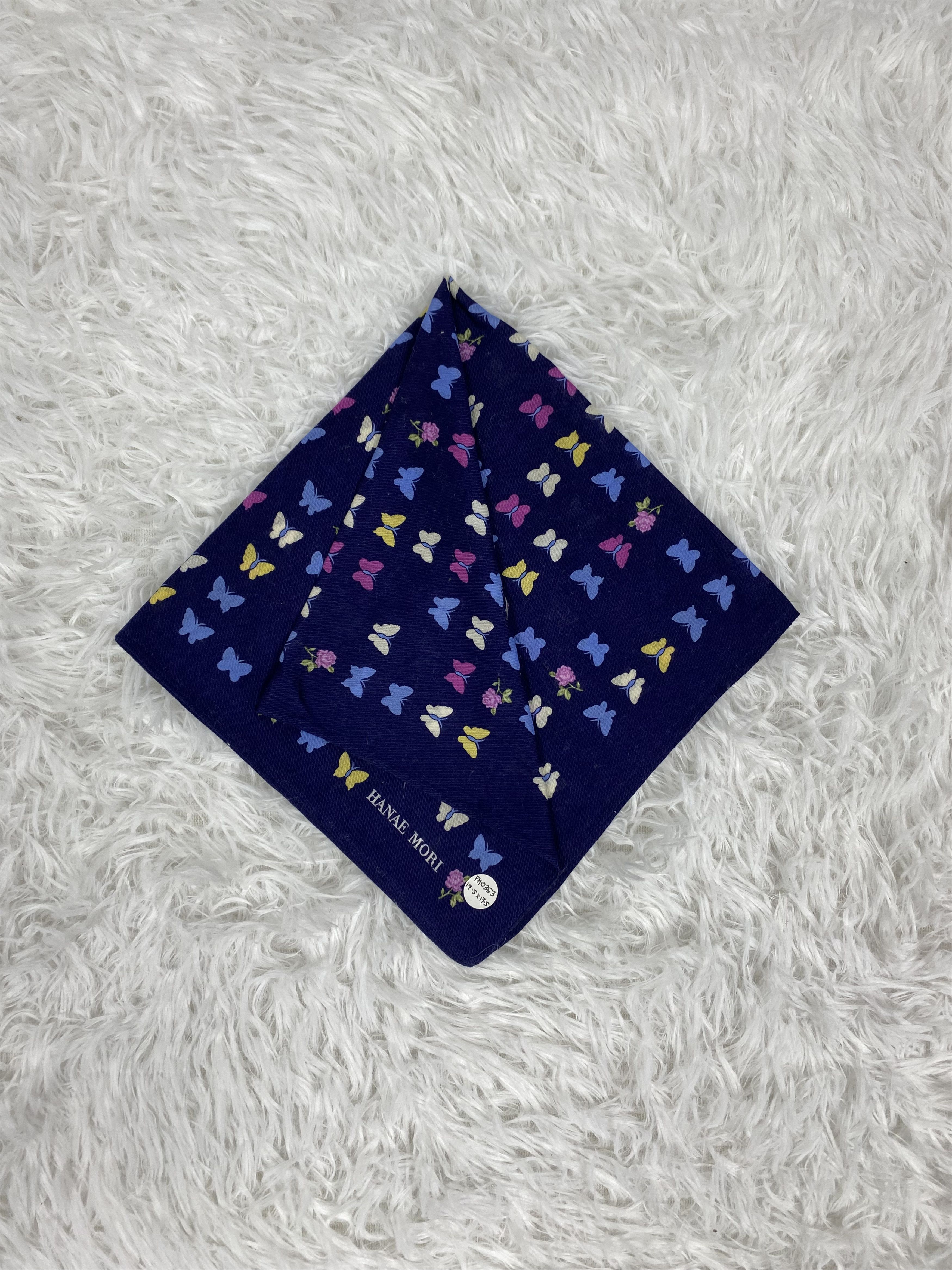 Hanae Mori × Vintage Vintage Hanae Mori Handkerchief Neckerchief PH0353 Size ONE SIZE - 1 Thumbnail