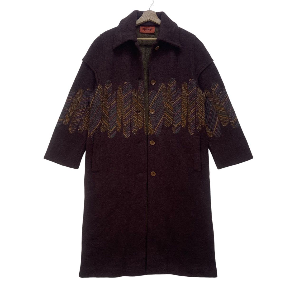 Missoni Made in Italy Missoni Wool Heavy Coat Size M / US 6-8 / IT 42-44 - 2 Thumbnail