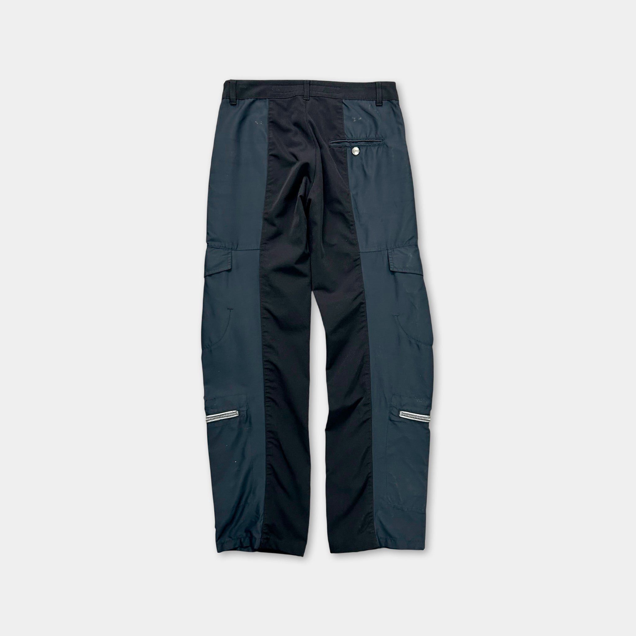 Marithe + Francois Girbaud Marithé + François Girbaud 2000s Black Navy Technical Cargo Size US 29 - 6 Thumbnail