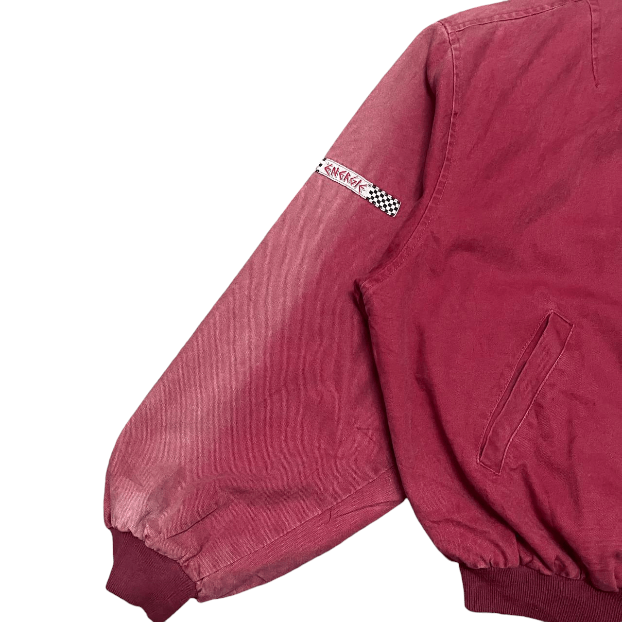 Energie Vintage Energie Sunfaded Canvas Bomber Jacket Reversible Size US L / EU 52-54 / 3 - 7 Thumbnail