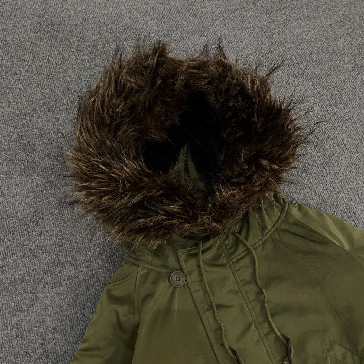 Japanese Brand Moussy Cropped Bomber Jacket Fur Hoodie Apocalypse Vkei Size US S / EU 44-46 / 1 - 2 Thumbnail