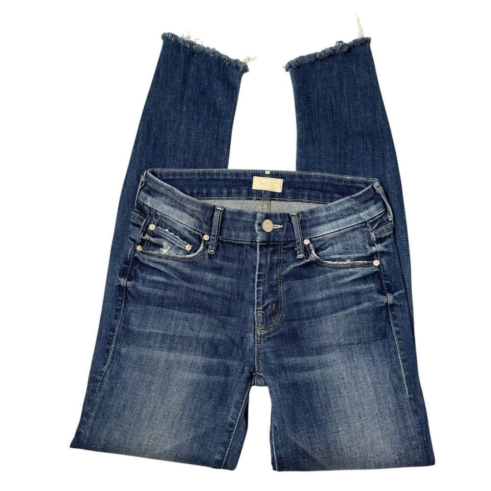 MOTHER MOTHER The Looker Ankle Fray Double Trouble Jeans Size 25 Size 25" / US 0 / IT 36 - 3 Thumbnail