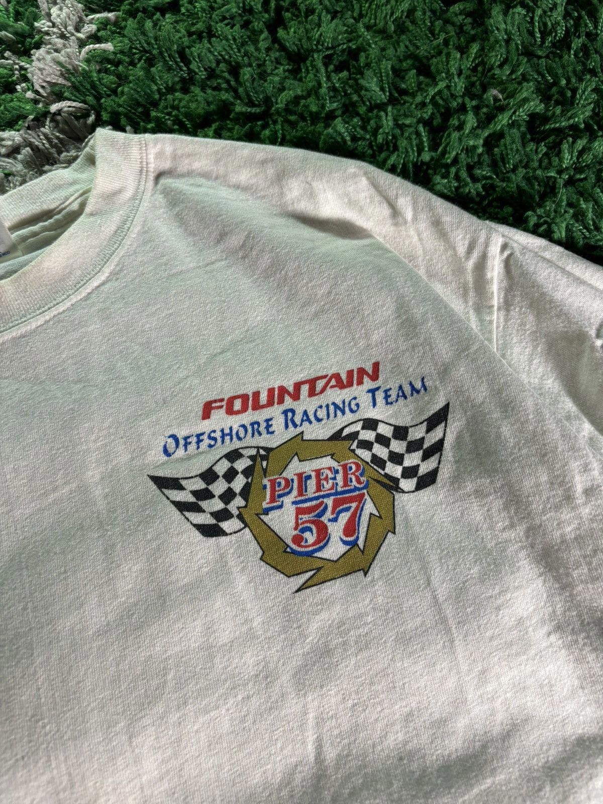 Hanes Vintage Hanes Pier 57 Fountain Offshore Racing Team Tee Size US L / EU 52-54 / 3 - 4 Thumbnail