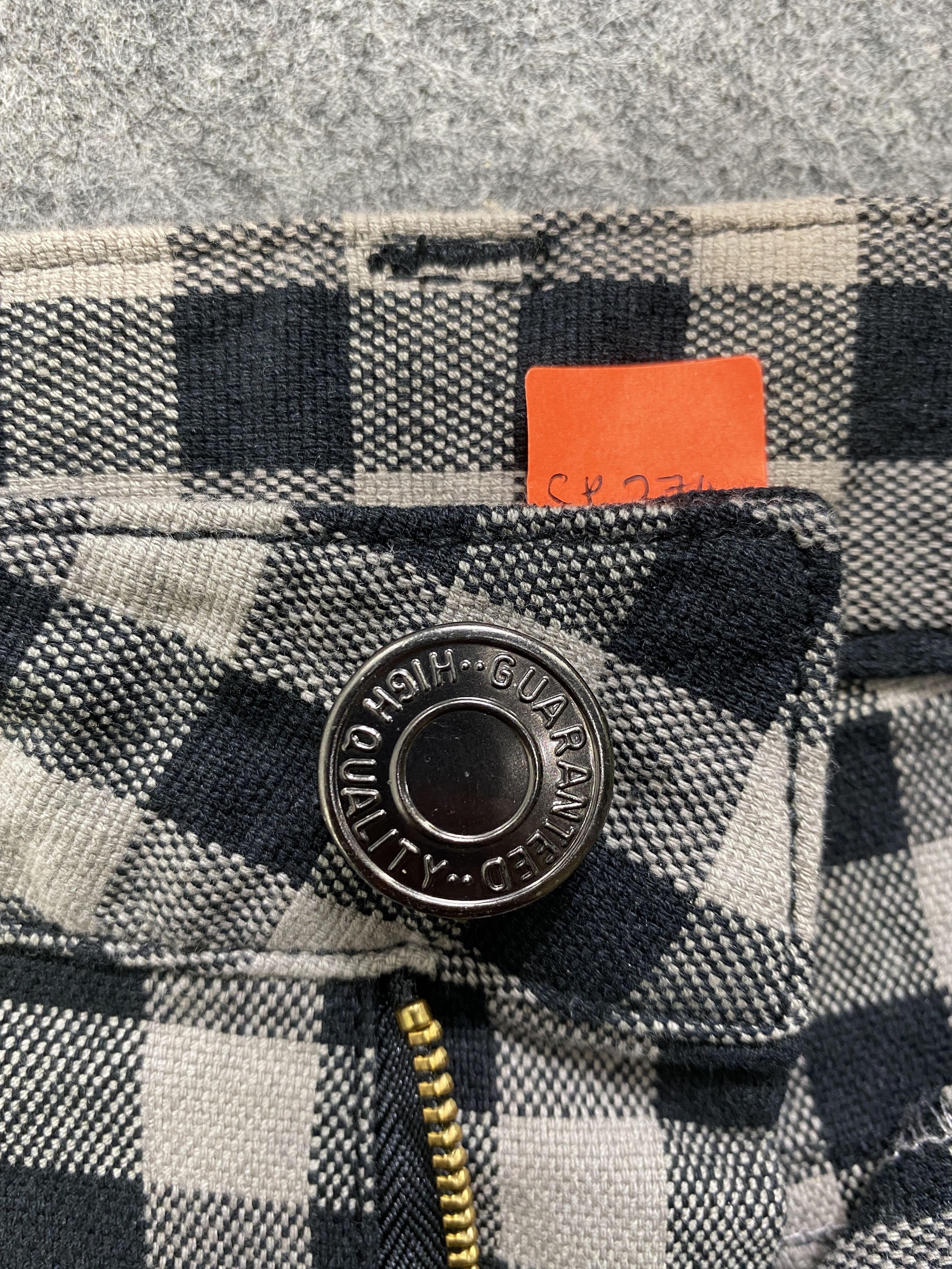 Japanese Brand Vintage Checkered Japanesse Low Rise Pants -CP274 Size US 38 / EU 54 - 4 Thumbnail