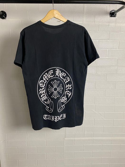 Chrome Hearts Chrome Hearts Taipei Exclusive Horsehoe Logo Pocket Tee ...