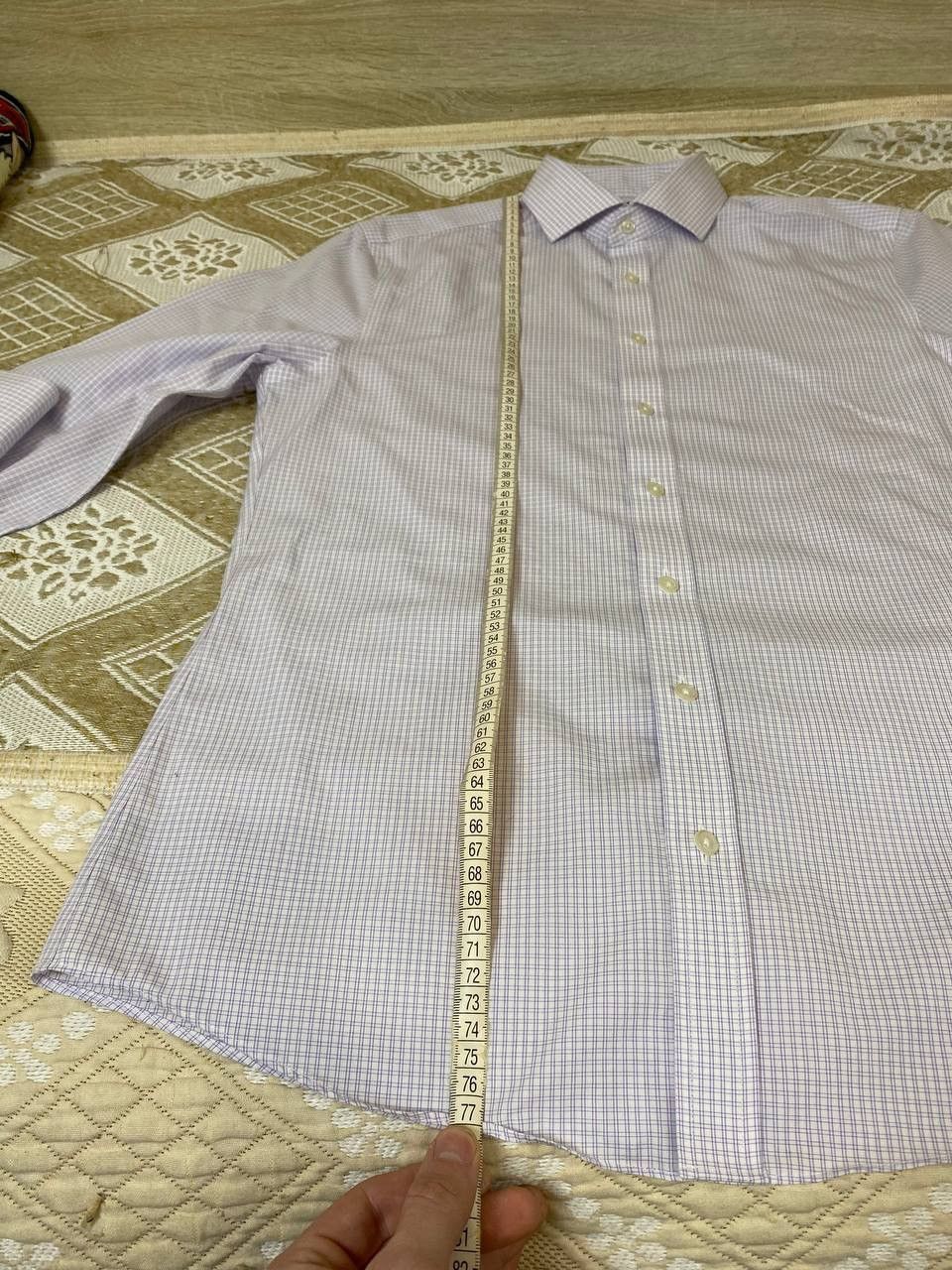 Charles Tyrwhitt 🔥 Charles Tyrwhitt Slim Fit Non Iron Button Up Shirt Check Size US XL / EU 56 / 4 - 12 Thumbnail