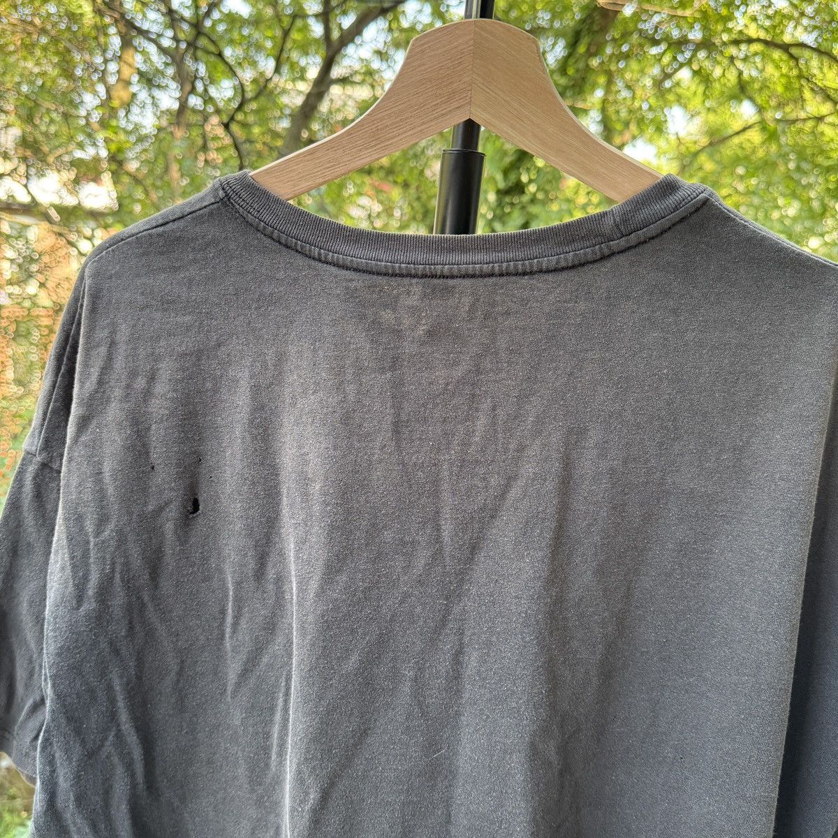Vintage Thrashed Faded Distressed Black Shirt ERD Grunge Chrome Size US XXL / EU 58 / 5 - 10 Thumbnail