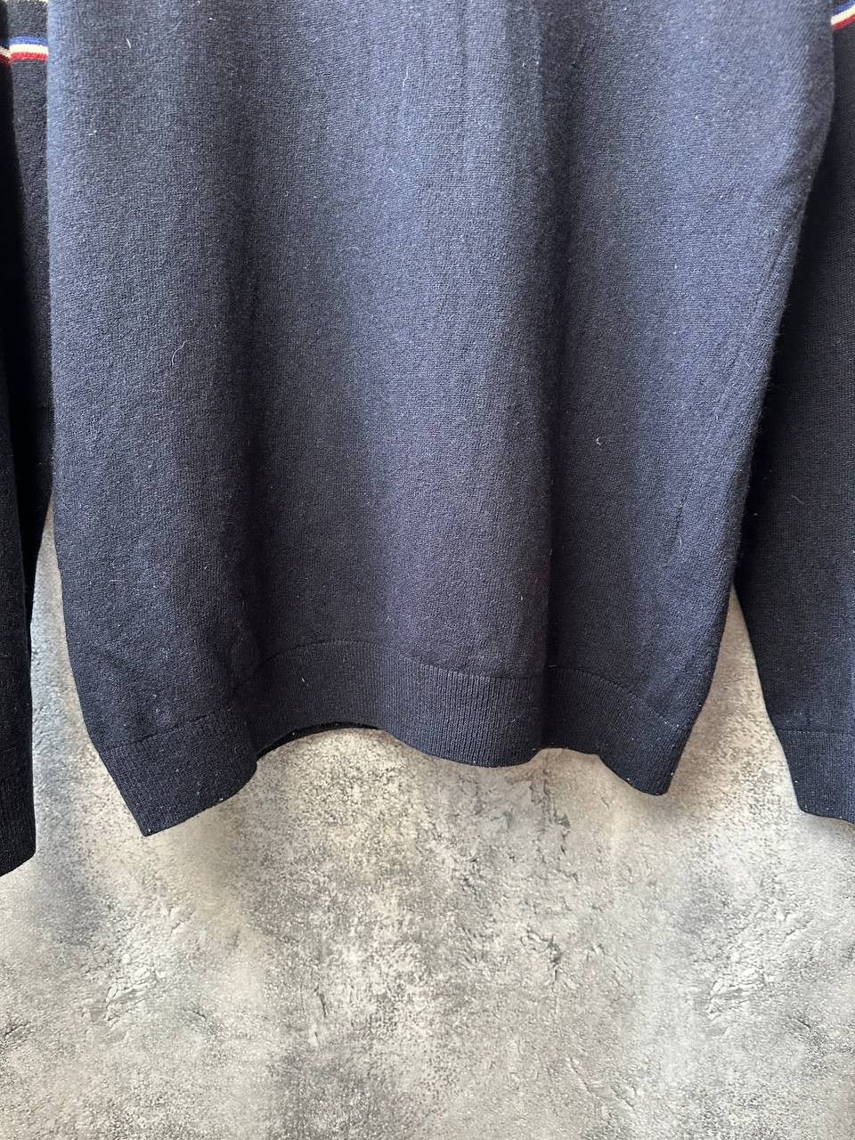 Lacoste Lacoste Live 7 Wool Knit Striped Vintage Sweater Crew Neck Size US XXL / EU 58 / 5 - 8 Thumbnail
