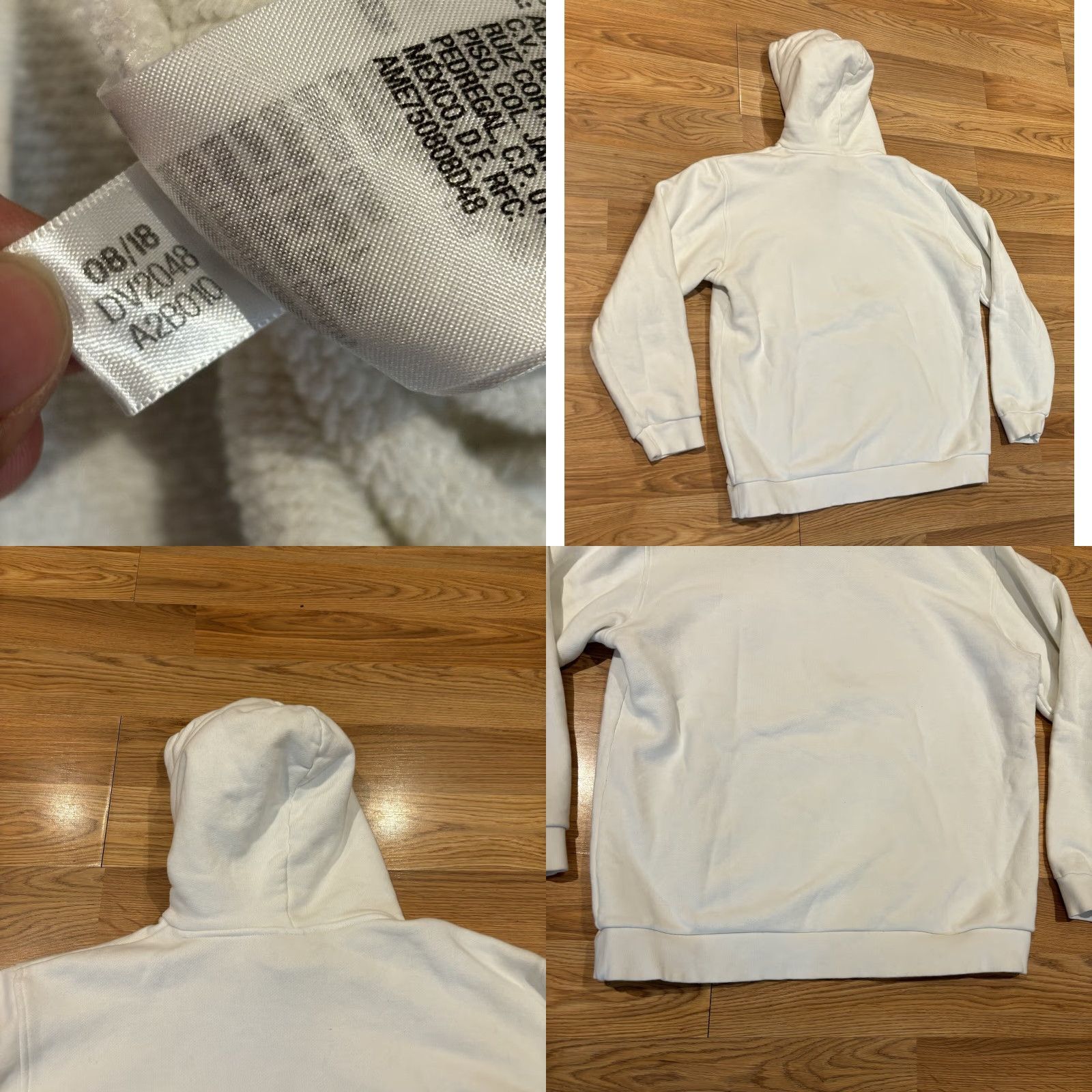 Vintage Adidas Originals 3D Graphic Sweatshirt Hoodie White Green Men’s Size Large Size US L / EU 52-54 / 3 - 8 Thumbnail