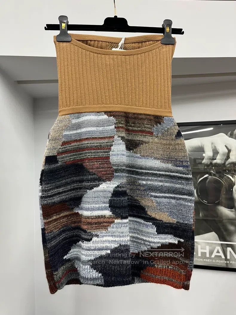 Chanel Chanel 24A high-end handicraft workshop cashmere contrast Size XS / US 0-2 / IT 36-38 - 3 Thumbnail