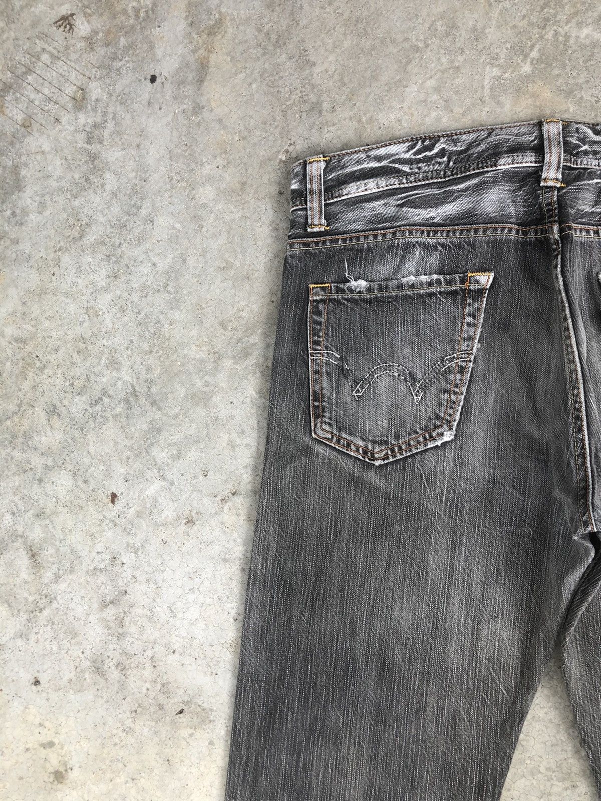 Edwin Japanese Edwin 511 RV Flared Jeans Distressed Broken Jeans Size US 34 / EU 50 - 9 Thumbnail