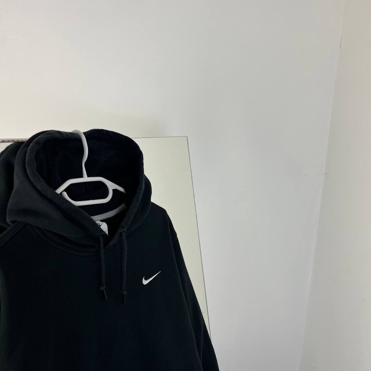 Nike Mini Swoosh Nike Hoodie Black Baggy Fit Y2K Style Size US XL / EU 56 / 4 - 2 Thumbnail