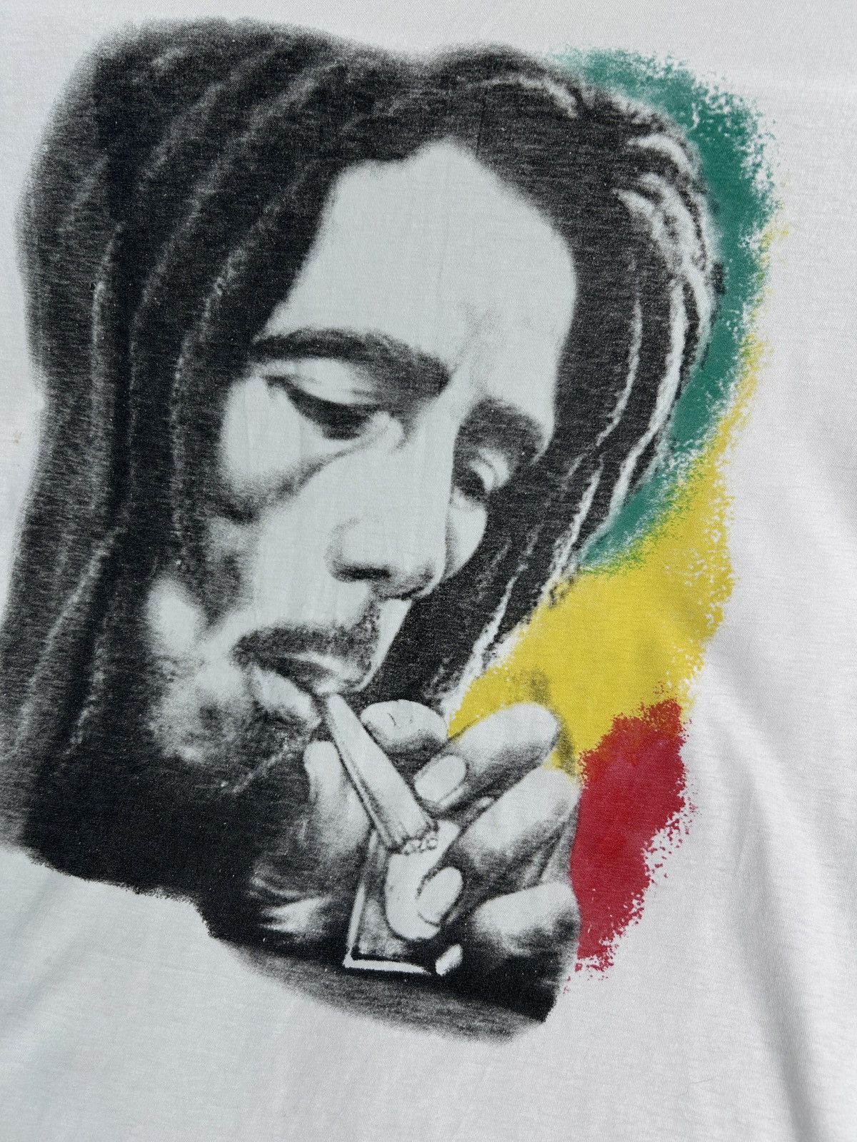 Bob Marley × Rap Tees × Vintage Bob Marley Vintage Rap Tee Band Streetwear Reggae Rise Of Size US L / EU 52-54 / 3 - 8 Thumbnail