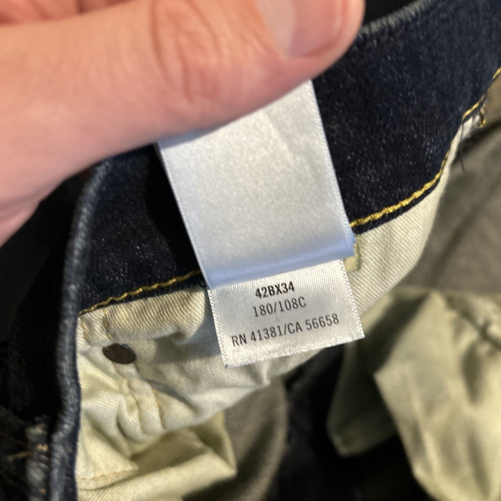 Ralph Lauren POLO RAPLH LAUREN Hampton Relaxed Straight Jeans Blue 42x34 Size US 42 / EU 58 - 7 Thumbnail