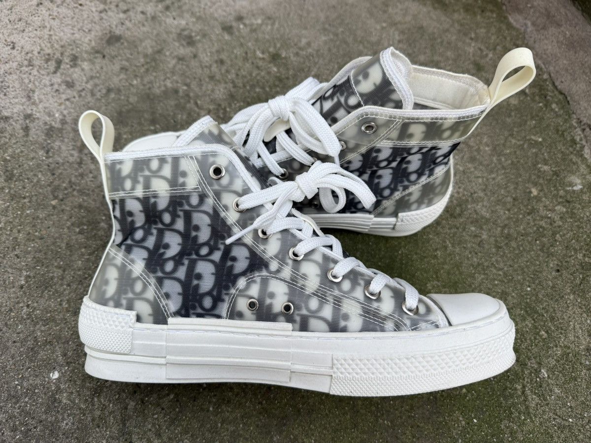 Dior Christian Dior B23 HIGH-TOP White/Black Dior Oblique Canvas Size US 8.5 / EU 41-42 - 6 Thumbnail
