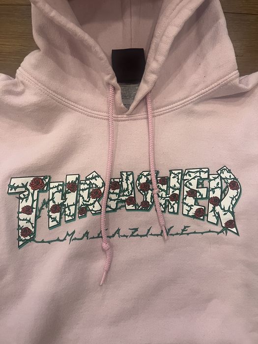 Thrasher pink hotsell rose hoodie