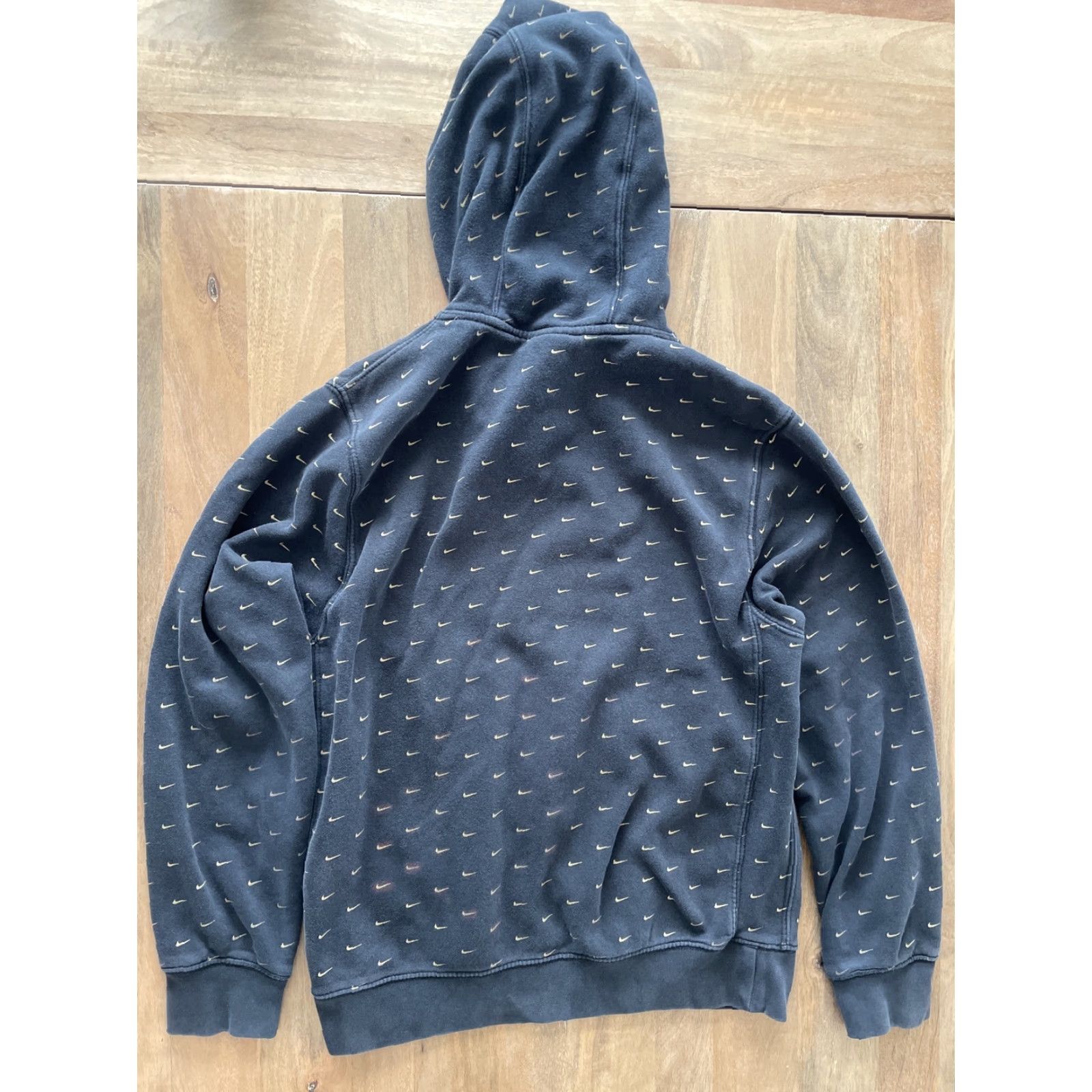 Nike Nike Hoodie Men S Black Crew Neck Pullover Sweatshirt College Logo Swoosh 90s University USA Size US S / EU 44-46 / 1 - 3 Thumbnail