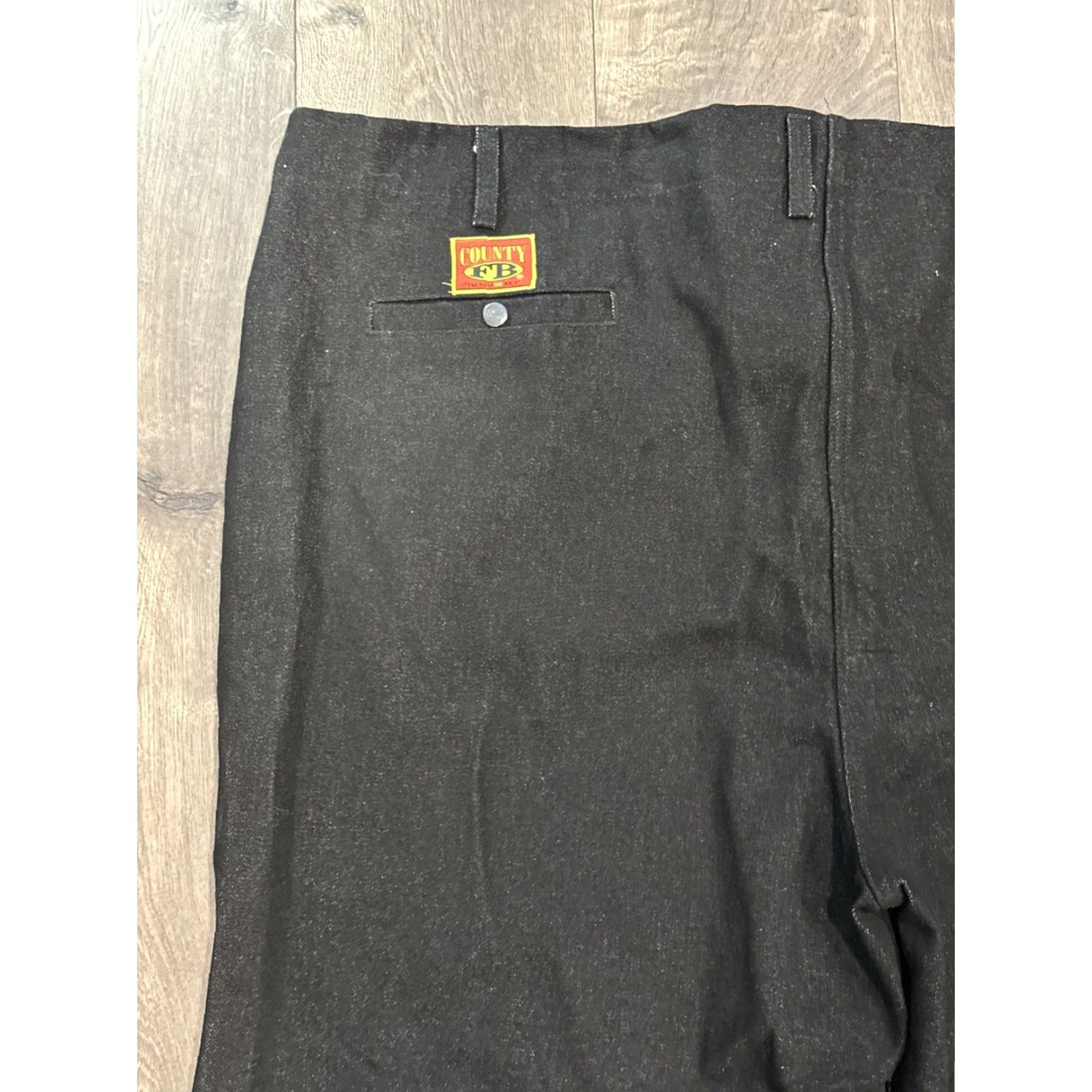 Vintage VINTAGE FB County Jeans Raw Denim 58x32 Straight 90s Mens Size US 42 / EU 58 - 3 Thumbnail