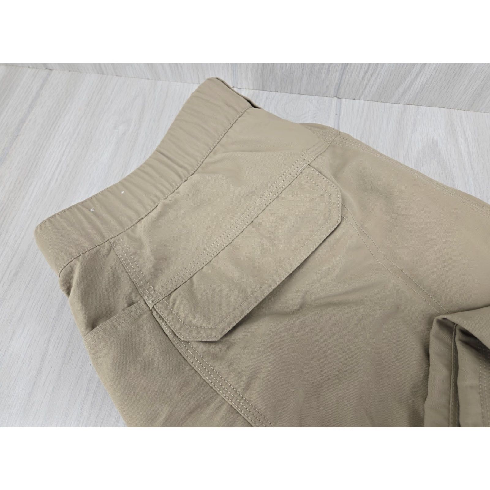 The North Face The North Face Mens Pants Tan Khaki Size L Large Convertible Belted Nylon Hiking Size US 33 - 6 Thumbnail