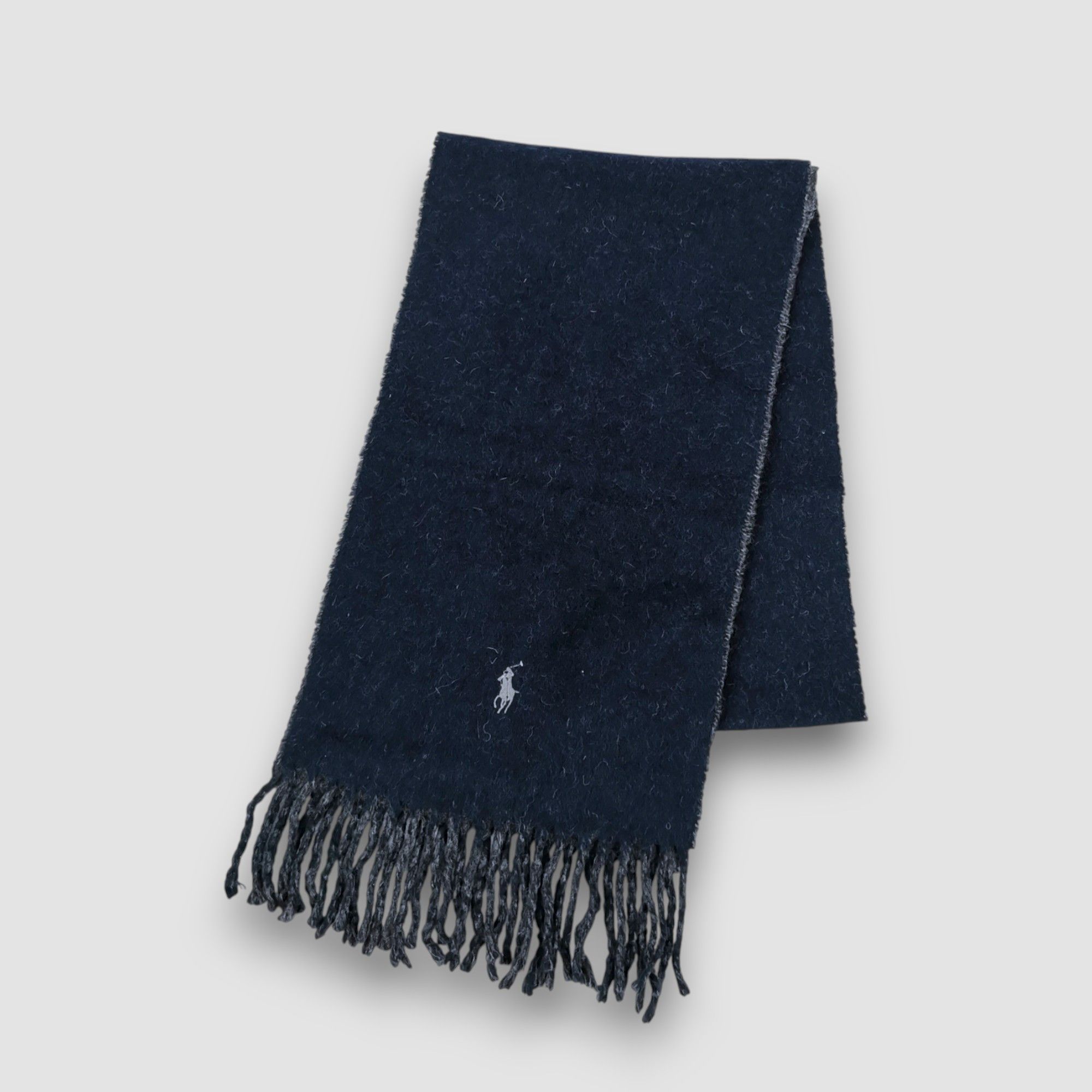 Vintage Polo Ralph Lauren Scarf Wool Fringe Scarves