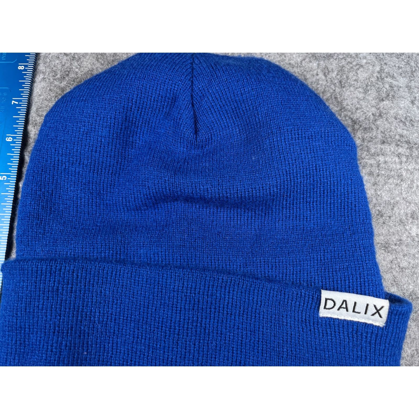Vintage Dalix Beanie Toque Adult One Size Blue Knit Acrylic Winter Ski Snow Outdoors Size ONE SIZE - 3 Thumbnail