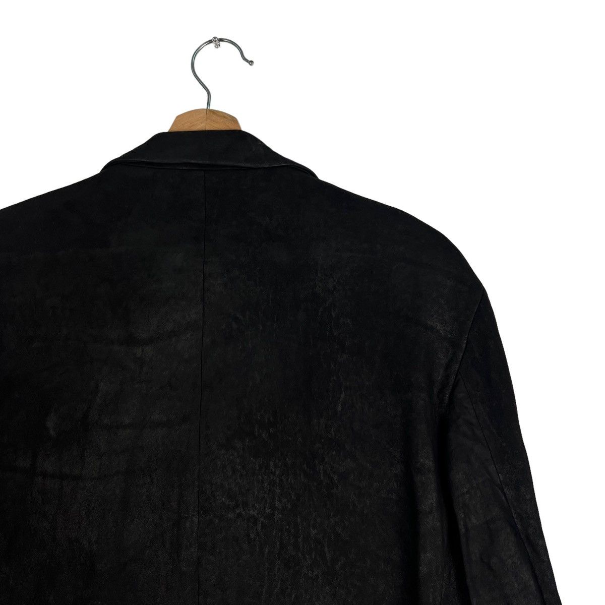 Issey Miyake 🔥VTG ISSEY MIYAKE SHEEPSKIN LEATHER JACKET DOUBLE BREAST Size US M / EU 48-50 / 2 - 12 Thumbnail