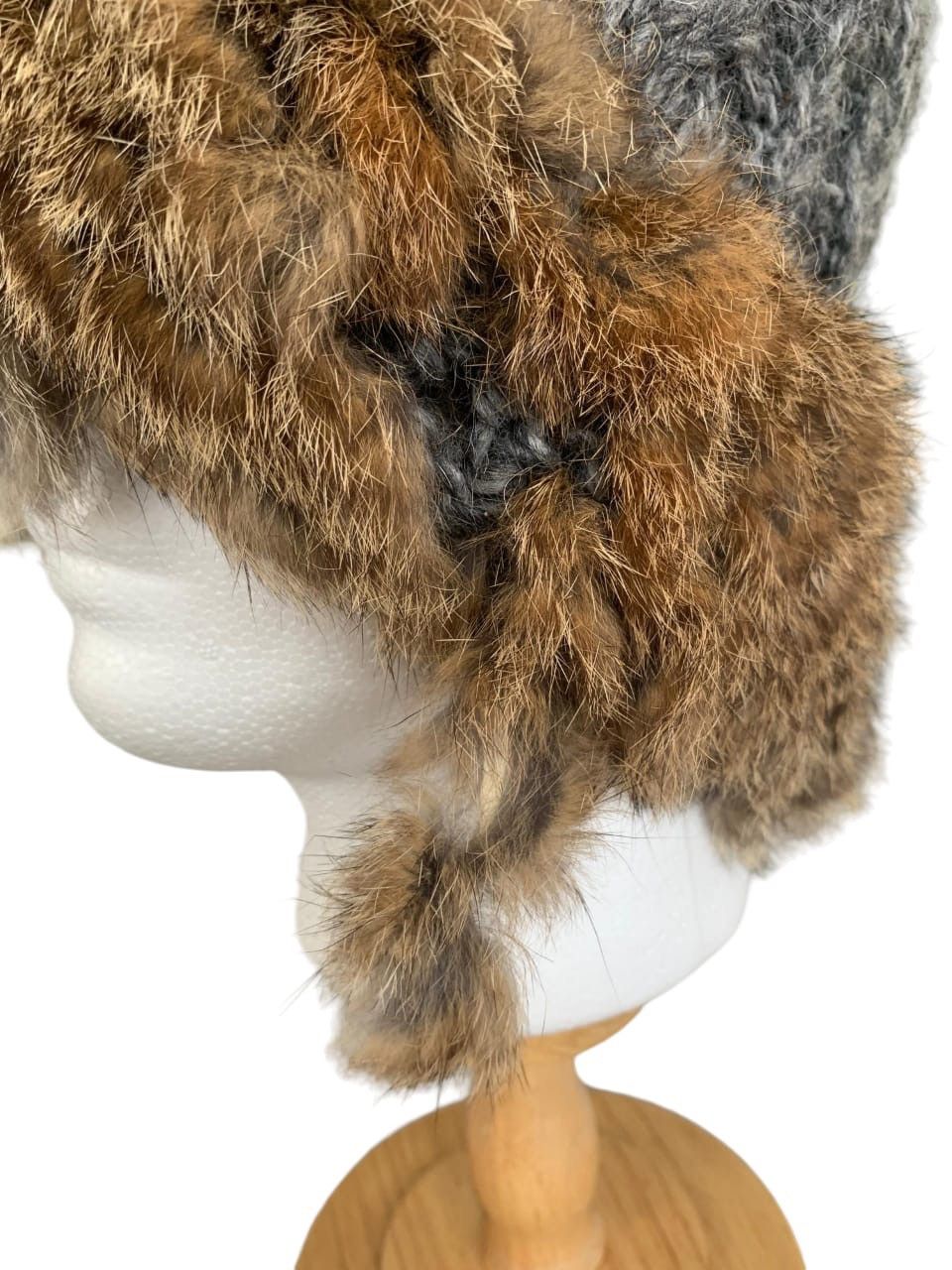 14th Addiction × Japanese Brand × Le Grande Bleu (L.G.B.) Punk Style Knitted Fur Beanie Hat Size ONE SIZE - 8 Thumbnail