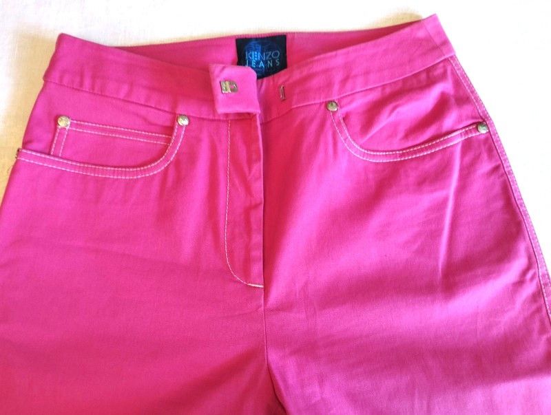 Kenzo Kenzo Jean Pantalon 7/8 Straight Droit T M Size 27" / US 4 / IT 40 - 5 Thumbnail