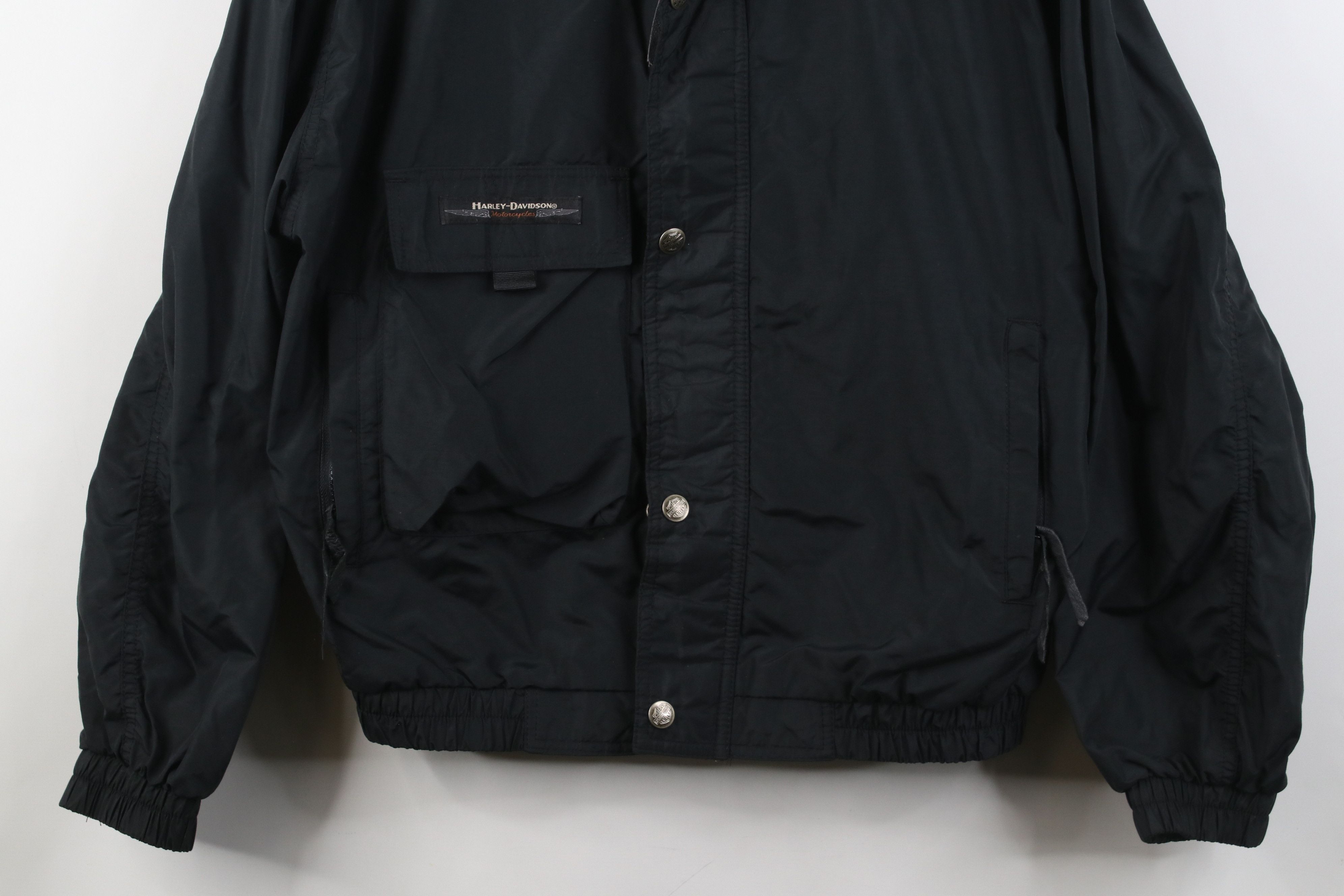 Harley Davidson Vintage 90s Harley Davidson Windbreaker Bomber Jacket USA Size US S / EU 44-46 / 1 - 3 Thumbnail