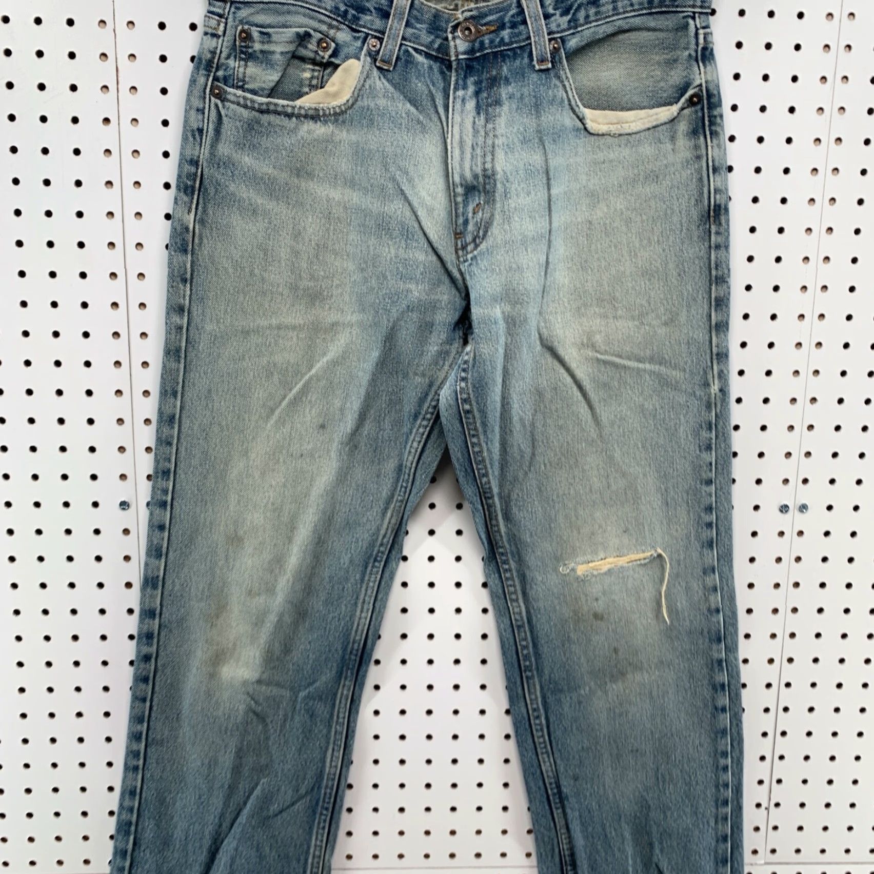 Levi's Levi's Jeans Main Selling Point: 281 Straight Fit Mens - Size 32x31 - Medium Wash Distressed - Denim Shirt? Size US 32 / EU 48 - 6 Thumbnail