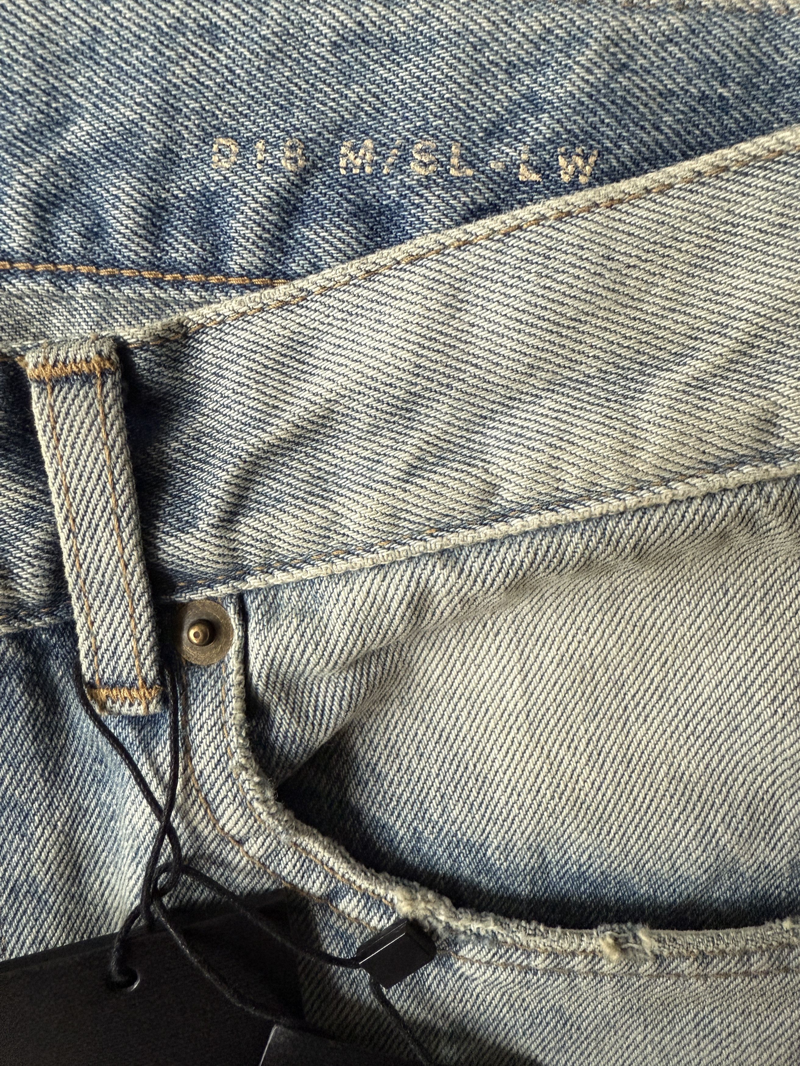 Saint Laurent Paris Saint Laurent Light Fall Blue Slim Fit Jeans Size US 28 / EU 44 - 5 Thumbnail