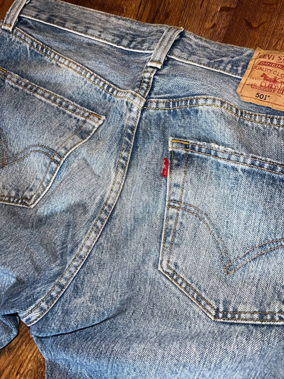 Levi's × Vintage Vintage 1970s Levis 501 #6 Selvedge Jeans Size US 32 / EU 48 - 6 Thumbnail