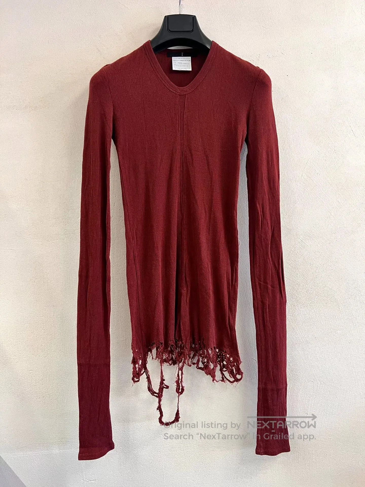 Julius Julius 7 Red Fringe Tank Top. Size XS / US 0-2 / IT 36-38 - 1 Thumbnail